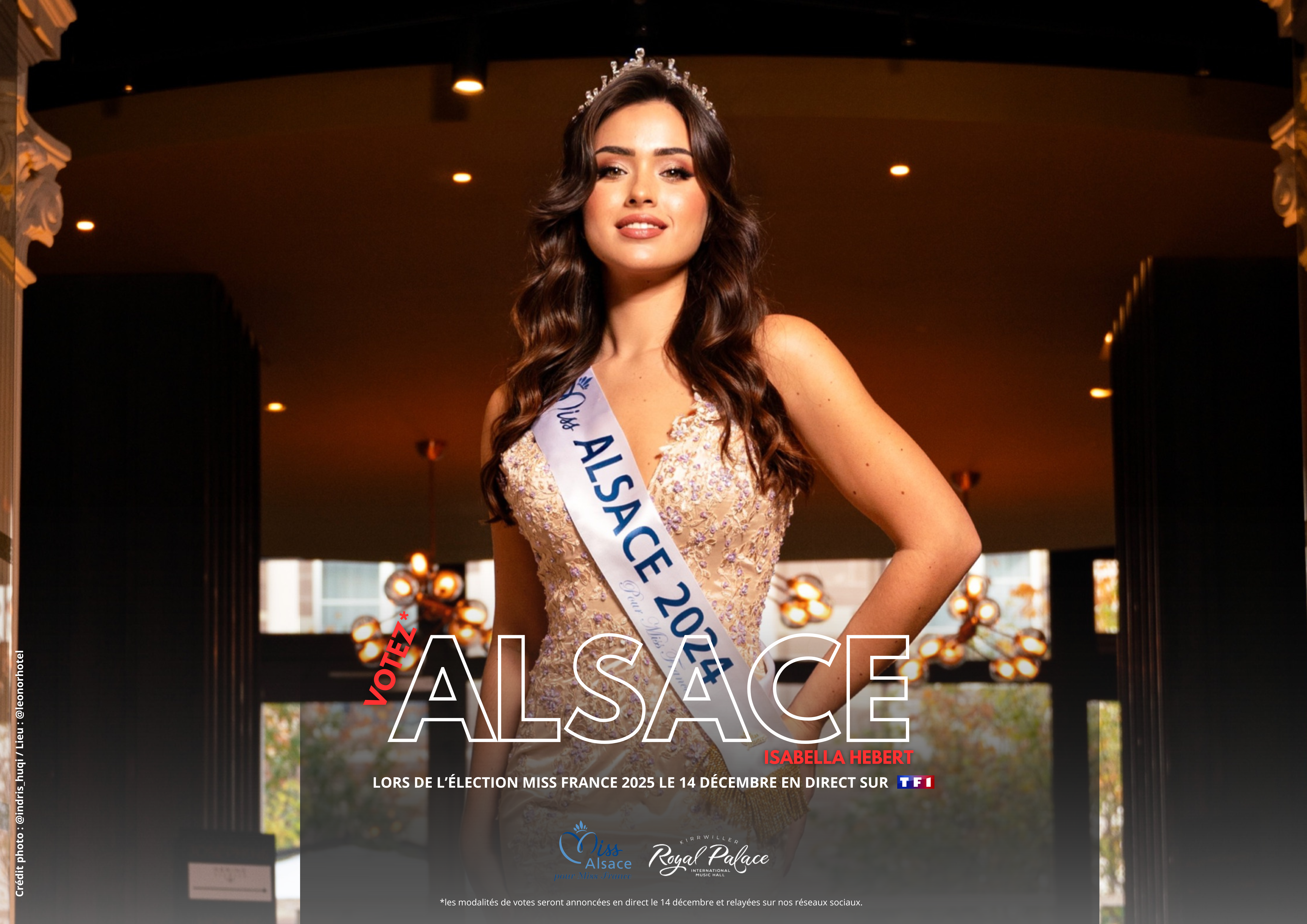 Soutenez Isabella, Miss Alsace 2024, à Miss France 2025 !